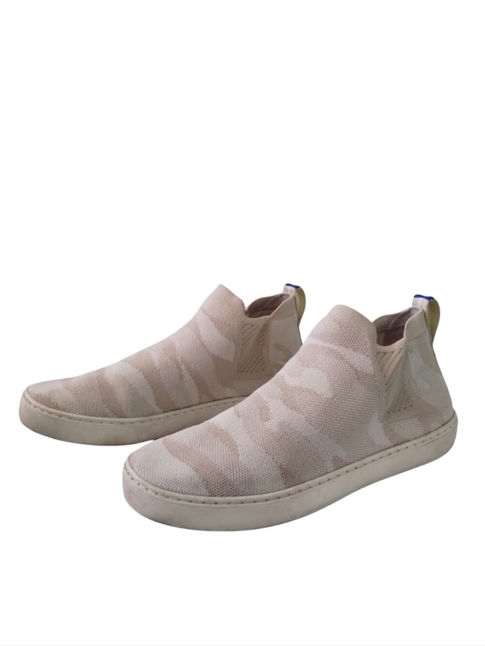 Rothy's The Chelsea Sneakers Mid Top Women's 10.5‎ Desert Sand Camo Comfort